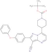 7-(1-Boc-4-piperidyl)-2-(4-phenoxyphenyl)pyrazolo[1,5-a]pyrimidine-3-carbonitrile