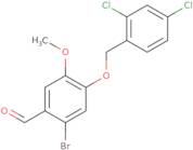 2-Bromo-4-[(2,4-dichlorobenzyl)oxy]-5-methoxybenzaldehyde