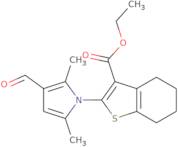 Ethyl 2-(3-formyl-2,5-dimethyl-1H-pyrrol-1-yl)-4,5,6,7-tetrahydrobenzo[b]thiophene-3-carboxylate