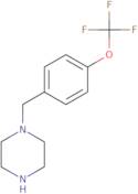 1-{[4-(trifluoromethoxy)phenyl]methyl}piperazine