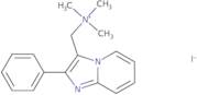 Trimethyl({2-phenylimidazo[1,2-a]pyridin-3-yl}methyl)azanium iodide