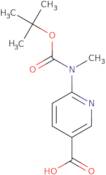 6-{[(tert-Butoxy)carbonyl](methyl)amino}pyridine-3-carboxylic acid