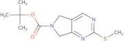 tert-Butyl 2-(methylthio)-5H-pyrrolo[3,4-d]pyrimidine-6(7H)-carboxylate