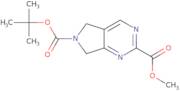 6-tert-Butyl 2-methyl 5H,6H,7H-pyrrolo[3,4-d]pyrimidine-2,6-dicarboxylate