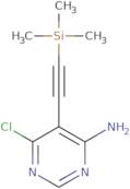 6-Chloro-5-((trimethylsilyl)ethynyl)pyrimidin-4-amine