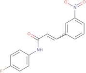 (2E)-N-(4-Fluorophenyl)-3-(3-nitrophenyl)prop-2-enamide