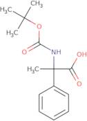 2-{[(tert-Butoxy)carbonyl]amino}-2-phenylpropanoic acid