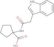 1-[2-(1H-Indol-3-yl)acetamido]cyclopentane-1-carboxylic acid