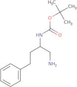 tert-Butyl N-(1-amino-4-phenylbutan-2-yl)carbamate