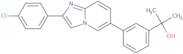 2-{3-[2-(4-chlorophenyl)imidazo[1,2-a]pyridin-6-yl]phenyl}propan-2-ol