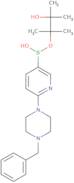 1-Benzyl-4-(5-(4,4,5,5-tetramethyl-1,3,2-dioxaborolan-2-yl)pyridin-2-yl)piperazine