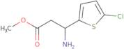 Methyl 3-amino-3-(5-chlorothiophen-2-yl)propanoate