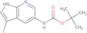 tert-Butyl 3-iodo-1H-pyrrolo[2,3-b]pyridin-5-ylcarbamate