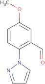 5-Methoxy-2-(1H-pyrazol-1-yl)benzaldehyde