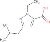 1-Ethyl-3-isobutyl-1H-pyrazole-5-carboxylic acid