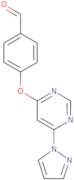 4-([6-(1H-Pyrazol-1-yl)-4-pyrimidinyl]oxy)benzaldehyde