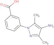 3-(4-Amino-3,5-dimethyl-1H-pyrazol-1-yl)benzoic acid