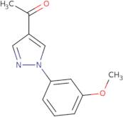 1-[1-(3-Methoxyphenyl)-1H-pyrazol-4-yl]ethan-1-one