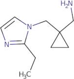 ((1-[(2-Ethyl-1H-imidazol-1-yl)methyl]cyclopropyl)methyl)amine