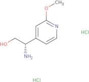 (2S)-2-Amino-2-(2-methoxy(4-pyridyl))ethan-1-ol dihydrochloride