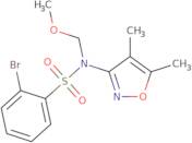 2-bromo-N-(4,5-dimethyl-1,2-oxazol-3-yl)-N-(methoxymethyl)benzene-1-sulfonamide