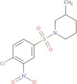 1-(4-Chloro-3-nitrobenzenesulfonyl)-3-methylpiperidine