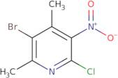 3-bromo-6-chloro-2,4-dimethyl-5-nitropyridine