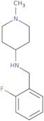 N-[(2-Fluorophenyl)methyl]-1-methylpiperidin-4-amine