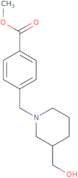 Methyl 4-((3-(hydroxymethyl)piperidin-1-yl)methyl)benzoate