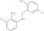 4-Chloro-2-{[(3-chloro-2-methylphenyl)amino]methyl}phenol