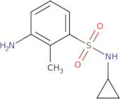 3-Amino-N-cyclopropyl-2-methylbenzene-1-sulfonamide