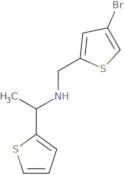 N-[(4-Bromothiophen-2-yl)methyl]-1-thiophen-2-ylethanamine