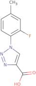 1-(2-Fluoro-4-methylphenyl)-1H-1,2,3-triazole-4-carboxylic acid