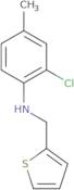 2-Chloro-4-methyl-N-(thiophen-2-ylmethyl)aniline