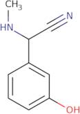 2-(3-Hydroxyphenyl)-2-(methylamino)acetonitrile