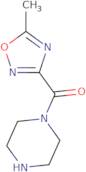 1-(5-Methyl-1,2,4-oxadiazole-3-carbonyl)piperazine