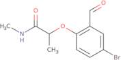 2-(4-Bromo-2-formylphenoxy)-N-methylpropanamide