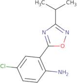 4-Chloro-2-[3-(propan-2-yl)-1,2,4-oxadiazol-5-yl]aniline