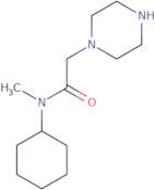 N-Cyclohexyl-N-methyl-2-(piperazin-1-yl)acetamide