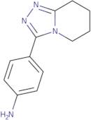 4-{5H,6H,7H,8H-[1,2,4]Triazolo[4,3-a]pyridin-3-yl}aniline