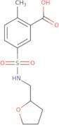 2-Methyl-5-[(oxolan-2-ylmethyl)sulfamoyl]benzoic acid