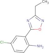 4-Chloro-2-(3-ethyl-1,2,4-oxadiazol-5-yl)aniline