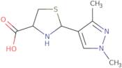 2-(1,3-Dimethyl-1H-pyrazol-4-yl)-1,3-thiazolidine-4-carboxylic acid