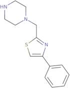 1-[(4-Phenyl-1,3-thiazol-2-yl)methyl]piperazine