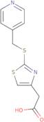 (2-[(Pyridin-4-ylmethyl)thio]-1,3-thiazol-4-yl)acetic acid