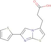 3-[6-(2-Thienyl)imidazo[2,1-b][1,3]thiazol-3-yl]propanoic acid