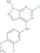 6-Chloro-N-(3-chloro-4-methoxyphenyl)-1-methyl-1H-pyrazolo[3,4-d]pyrimidin-4-amine