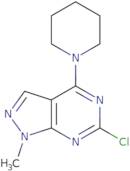 6-Chloro-1-methyl-4-piperidin-1-yl-1H-pyrazolo[3,4-d]pyrimidine