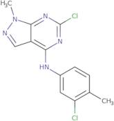 6-Chloro-N-(3-chloro-4-methylphenyl)-1-methyl-1H-pyrazolo[3,4-d]pyrimidin-4-amine