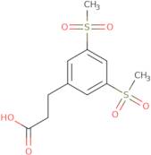 3-(3,5-Bis-methanesulfonylphenyl)propionic acid